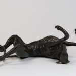 Lurcher on Back - Large